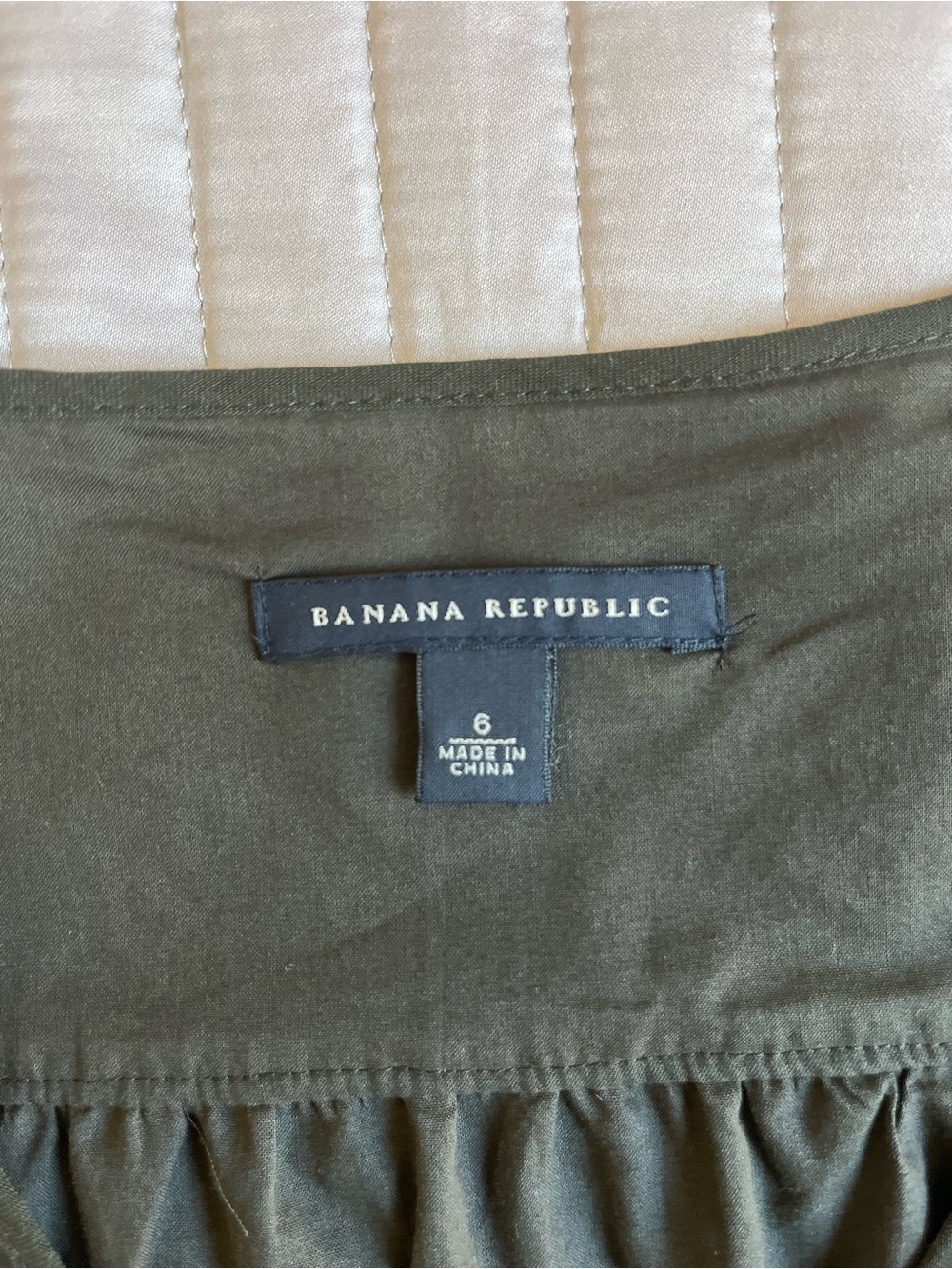 Banana Republic brown V-Neck Sleeveless Midi Dress size 6 - Picture 7 of 8